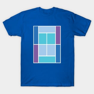 TENNIS COURT COLOR PALETTE T-Shirt